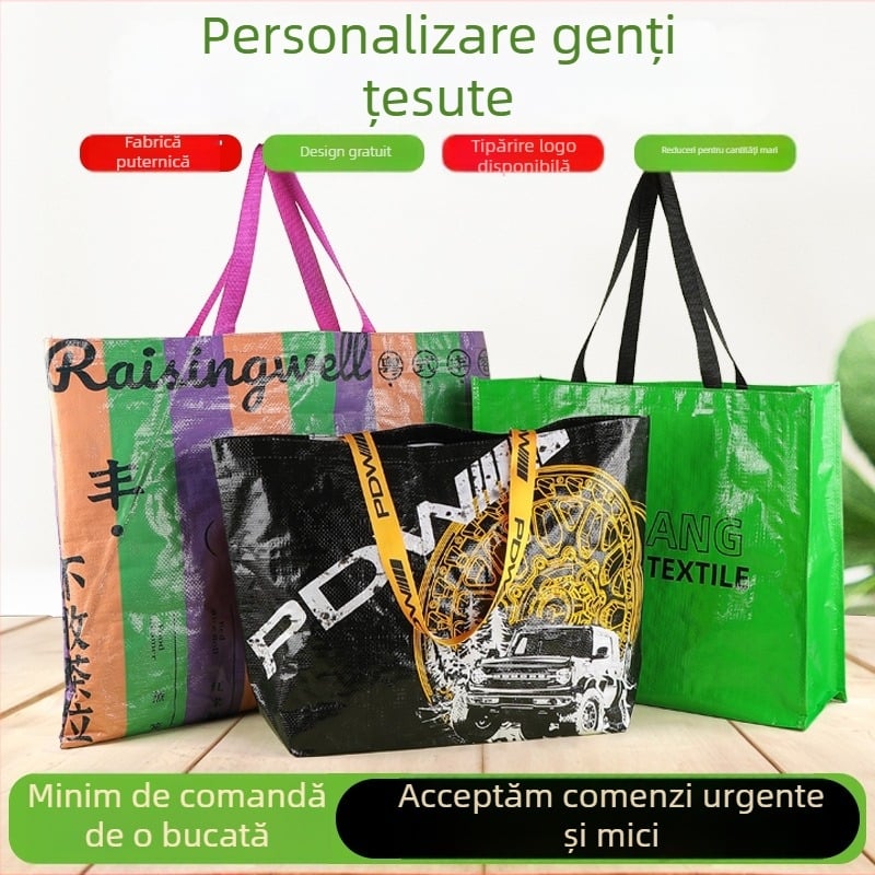 Genți tote din PP țesute, personalizate, atractive și cadouri ecologice