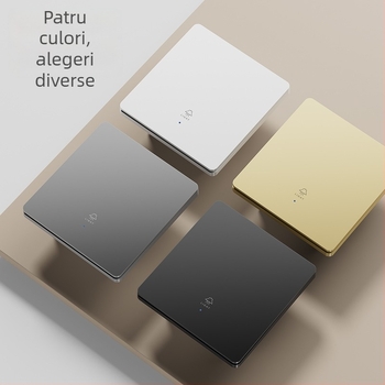 Intrerupător inteligent wireless pentru uz casnic, control dual și multiplu, fără cabluri, control la distanță, atașare facilă