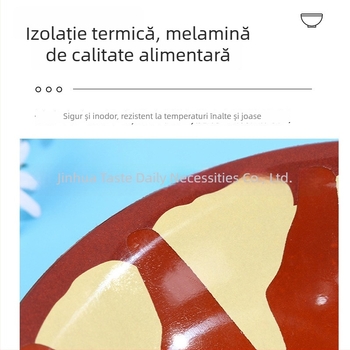 Set de veselă din melamină, în stil porțelan, cu boluri pentru tăiței – durabil pentru cămine studențești