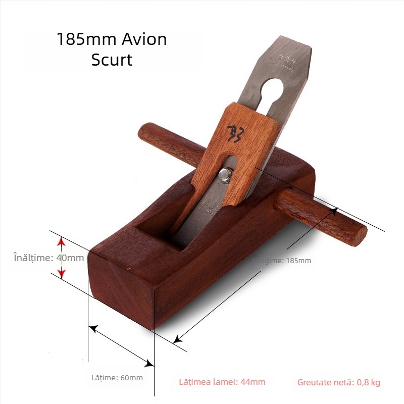 Planer premium din rosewood, planer manual pentru bricolaj în tâmplă, unelte de tâmplă