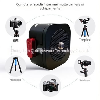 Placă de eliberare rapidă pentru DSLR și kit bază pentru cap de trepied Arca-Swiss, 38 mm
