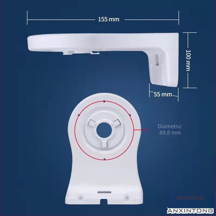 Suport hemisferic cu fluorită pentru camere PTZ, seria C6/C4