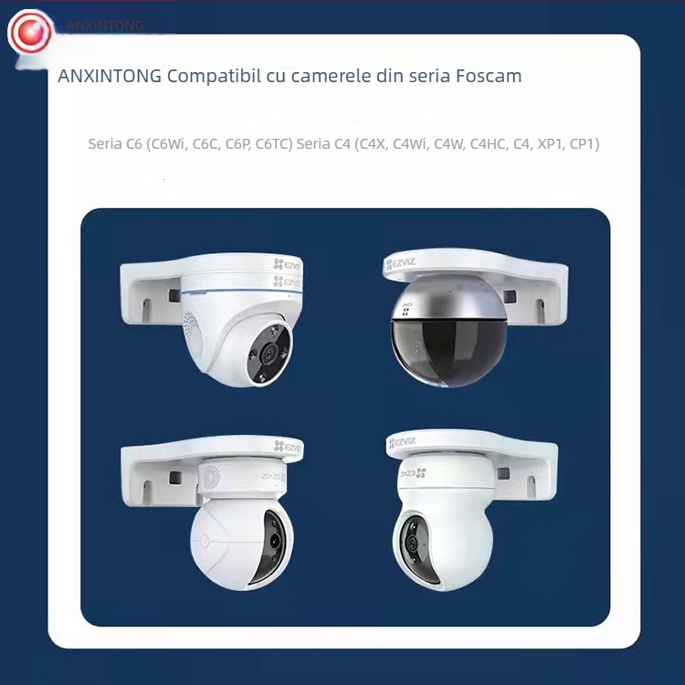 Suport hemisferic cu fluorită pentru camere PTZ, seria C6/C4