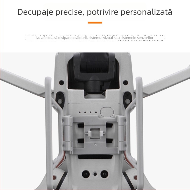 BRDRC Picioare de aterizare înălțate pentru DJI Mini 2, cu design pliabil și suport pentru gimbal
