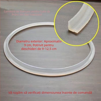 Garnitură din silicon pentru recipient izolat cu cutie interioară, etanșare anti-vărsare