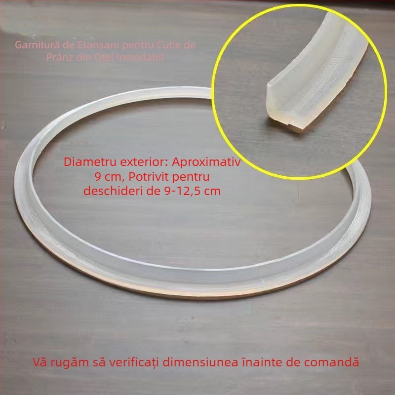 Garnitură din silicon pentru recipient izolat cu cutie interioară, etanșare anti-vărsare