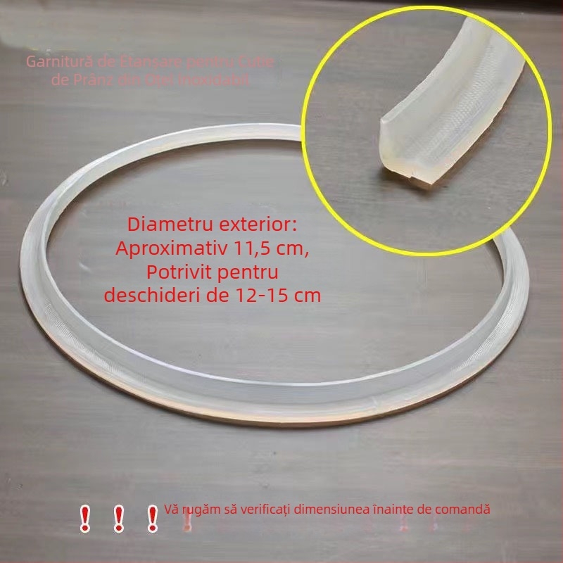 Garnitură din silicon pentru recipient izolat cu cutie interioară, etanșare anti-vărsare