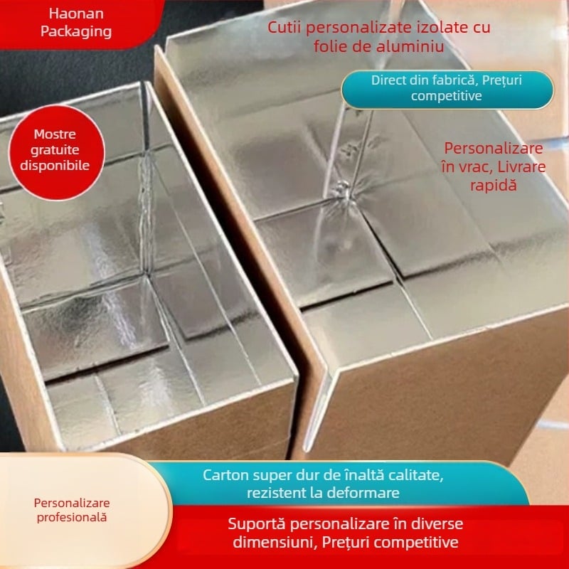 Cutii din carton ondulat pentru comerțul electronic, cutii de mutare durabile, ambalaje, cutii de curierat en gros, cutii izolate