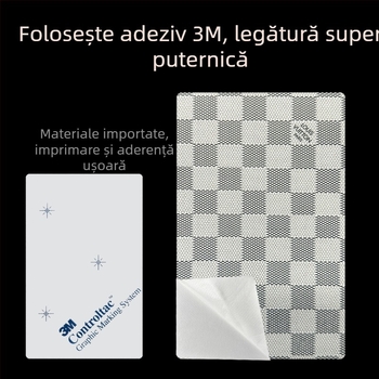 Folie de spate pentru telefon din piele sintetică, cu textură embosată, film consumabil universal pentru mașinile de tăiat folie