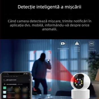 Cameră de supraveghere pentru casă cu Wi-Fi - imagine de înaltă definiție și vedere de noapte