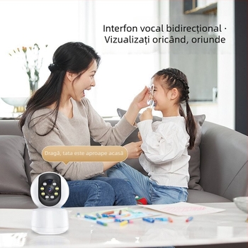 Cameră de supraveghere pentru casă cu Wi-Fi - imagine de înaltă definiție și vedere de noapte