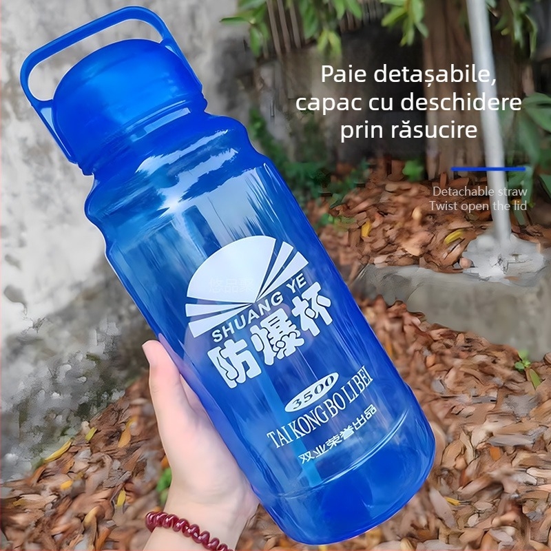 Cană de apă rezistentă la explozie, pentru șantiere, capacitate mare, din plastic, rezistentă la temperaturi înalte, cană spațială