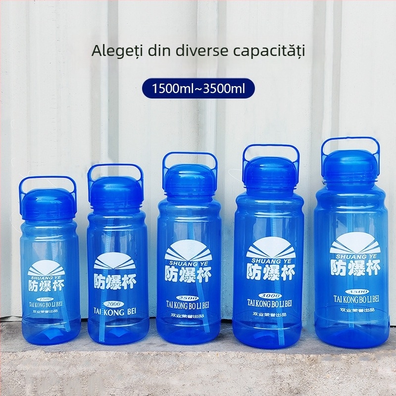Cană de apă rezistentă la explozie, pentru șantiere, capacitate mare, din plastic, rezistentă la temperaturi înalte, cană spațială