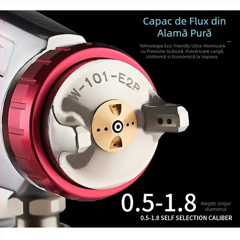 WA-101 Pistol de vopsire cu atomizare înaltă, automat, reciproc, pentru linie de asamblare, calibru mare 200
