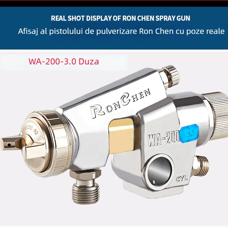 WA-101 Pistol de vopsire cu atomizare înaltă, automat, reciproc, pentru linie de asamblare, calibru mare 200