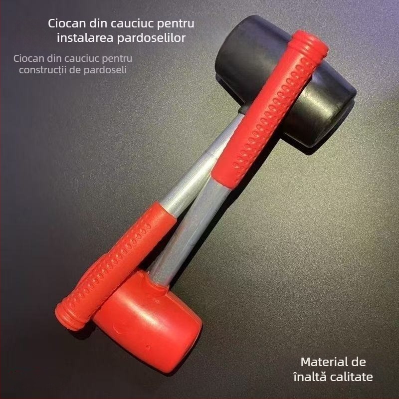 Ciocan de cauciuc pentru montaj podele și plăci, rezistent la explozie și la șocuri.