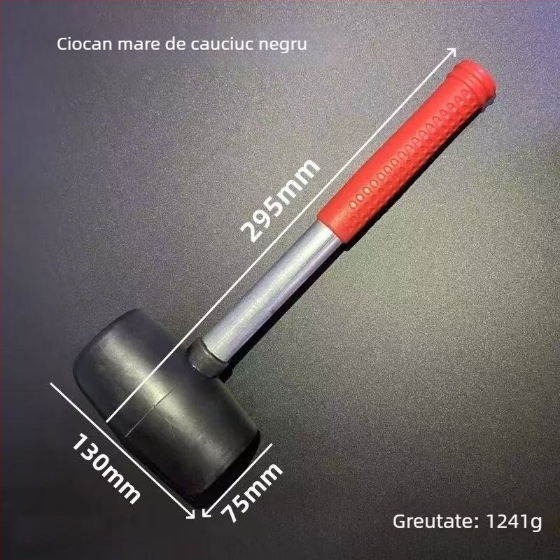 Ciocan de cauciuc pentru montaj podele și plăci, rezistent la explozie și la șocuri.