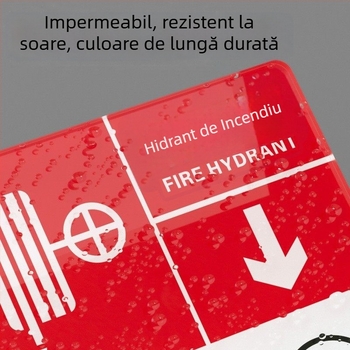 Semne acrilice de siguranță la incendiu pentru interior și semne de hidrant