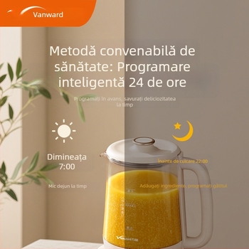 Ceainic de sănătate pentru uz casnic și birou — multifuncțional, izolat, complet automat, din sticlă, pentru infuzii și ceai de plante