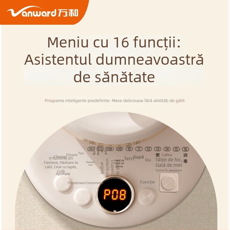 Ceainic de sănătate pentru uz casnic și birou — multifuncțional, izolat, complet automat, din sticlă, pentru infuzii și ceai de plante
