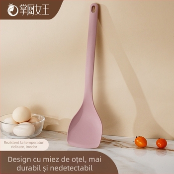 Lopățică de gătit din silicon și spatulă pentru orez, rezistentă la temperaturi înalte, antiaderentă, calitate alimentară
