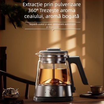Mai zhuo ceainic electric din sticlă, model Hx–zcq048, nou model pentru uz casnic și de birou, fierbător de ceai cu pulverizare de abur, capacitate mare 1–1,5 l