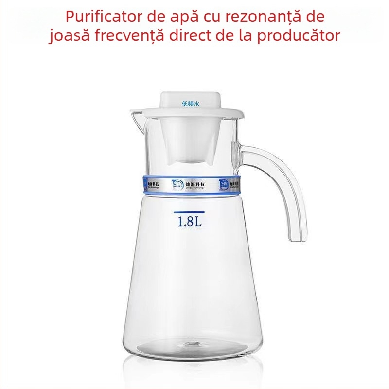 Ceainic electric cu rezonanță la frecvență joasă 7,8 Hz pentru apă cu molecule mici, 2,3 L capacitate, control digital prin atingere, corp din plastic PC.