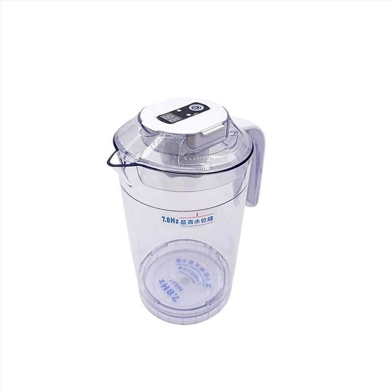 Ceainic electric cu rezonanță la frecvență joasă 7,8 Hz pentru apă cu molecule mici, 2,3 L capacitate, control digital prin atingere, corp din plastic PC.