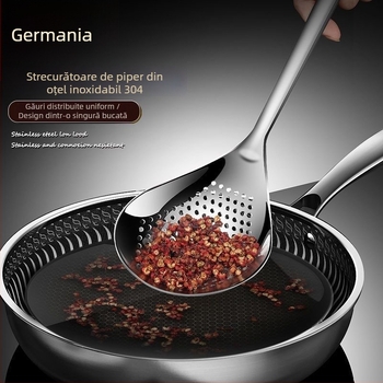 Sită de bucătărie din oțel inoxidabil pentru tăiței și găluște, calitate alimentară, pentru uz casnic, cu plasă de scurgere a uleiului