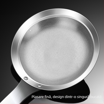 Lingură-filtru din oțel inoxidabil 304 pentru eliminarea spumei și separarea uleiului, strecurător de lapte de soia pentru bucătărie, unealtă de economisire a uleiului