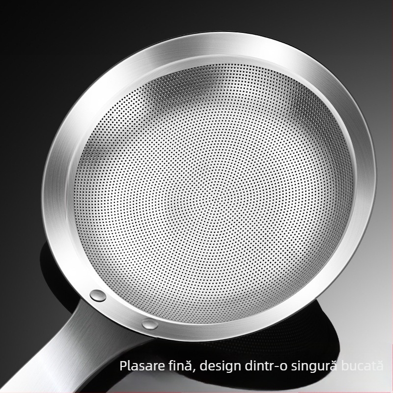 Lingură-filtru din oțel inoxidabil 304 pentru eliminarea spumei și separarea uleiului, strecurător de lapte de soia pentru bucătărie, unealtă de economisire a uleiului
