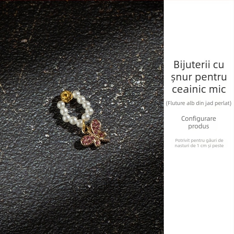 Pandantiv din agat natural cu lotus și cristal de jad Hetian – set mic de pandantive pentru bijuterii DIY, accesorii pentru brățară