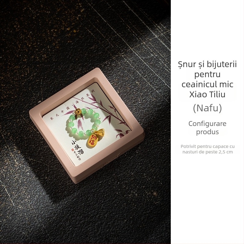 Pandantiv din agat natural cu lotus și cristal de jad Hetian – set mic de pandantive pentru bijuterii DIY, accesorii pentru brățară
