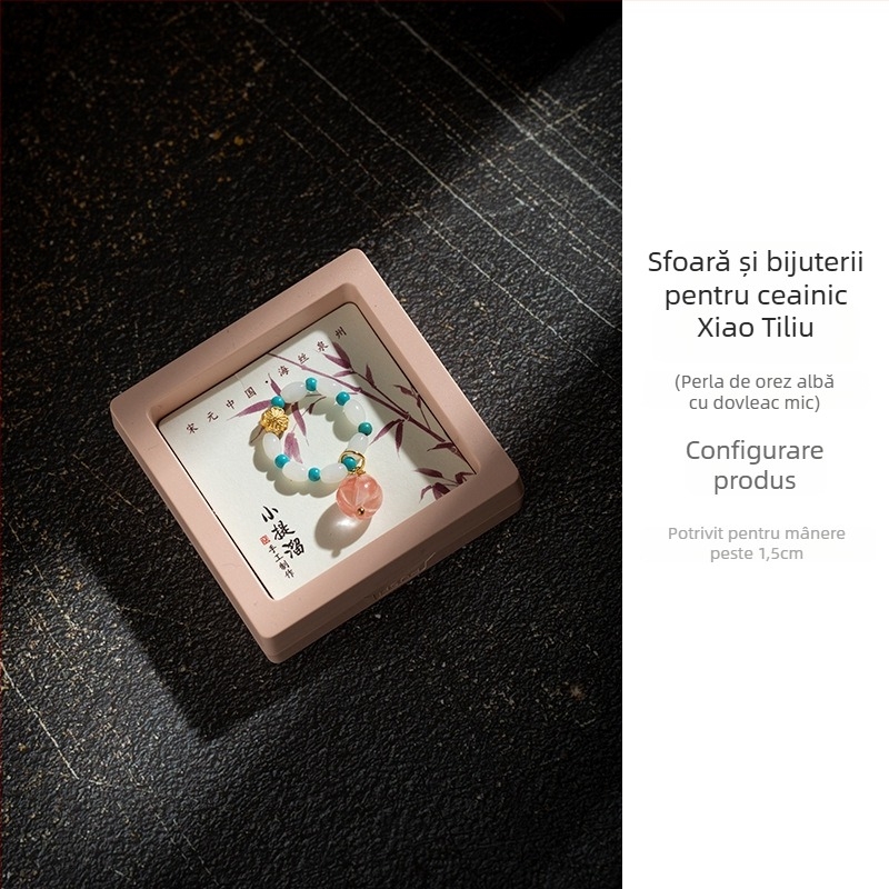 Pandantiv din agat natural cu lotus și cristal de jad Hetian – set mic de pandantive pentru bijuterii DIY, accesorii pentru brățară