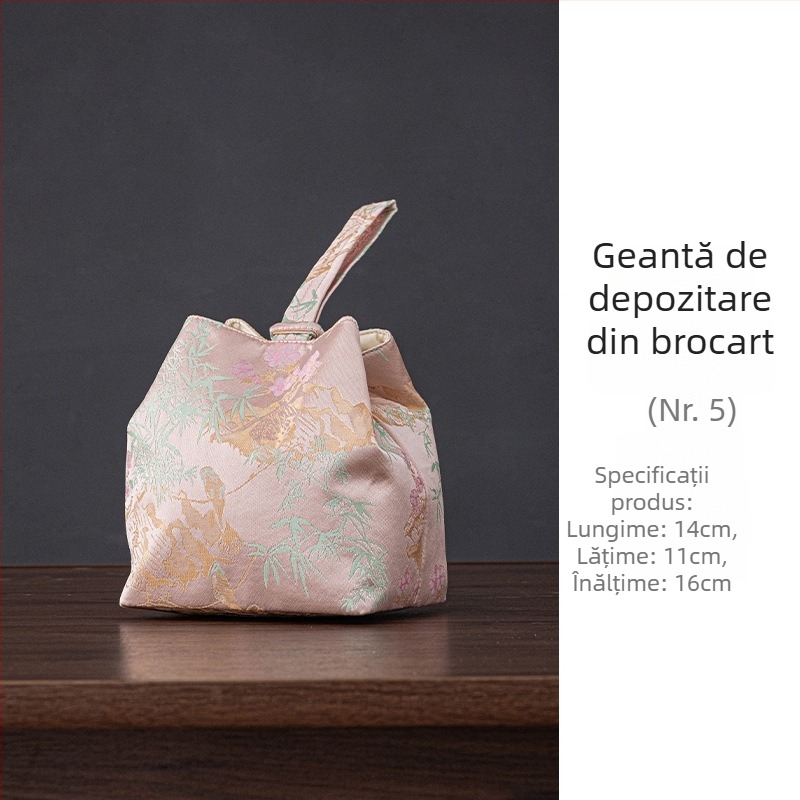 Set de ceai de călătorie, cu husă de depozitare – ceainic portabil și două cești