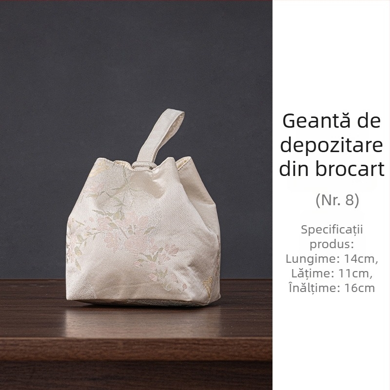 Set de ceai de călătorie, cu husă de depozitare – ceainic portabil și două cești