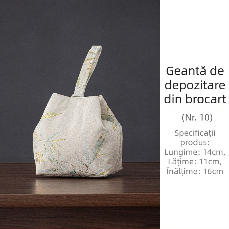 Set de ceai de călătorie, cu husă de depozitare – ceainic portabil și două cești