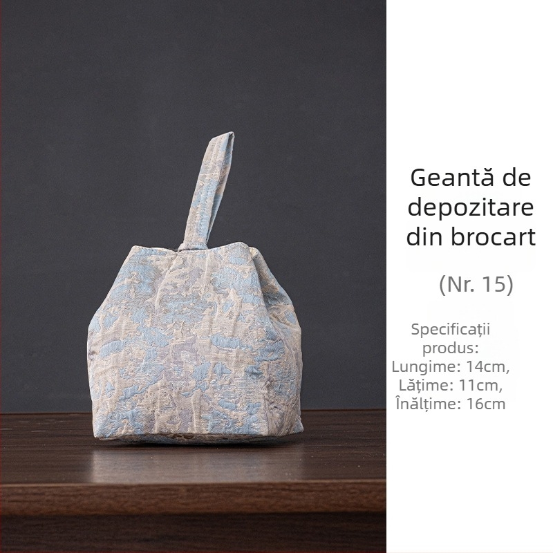 Set de ceai de călătorie, cu husă de depozitare – ceainic portabil și două cești