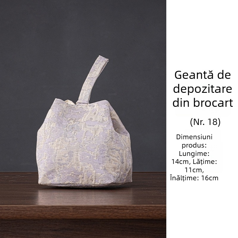 Set de ceai de călătorie, cu husă de depozitare – ceainic portabil și două cești