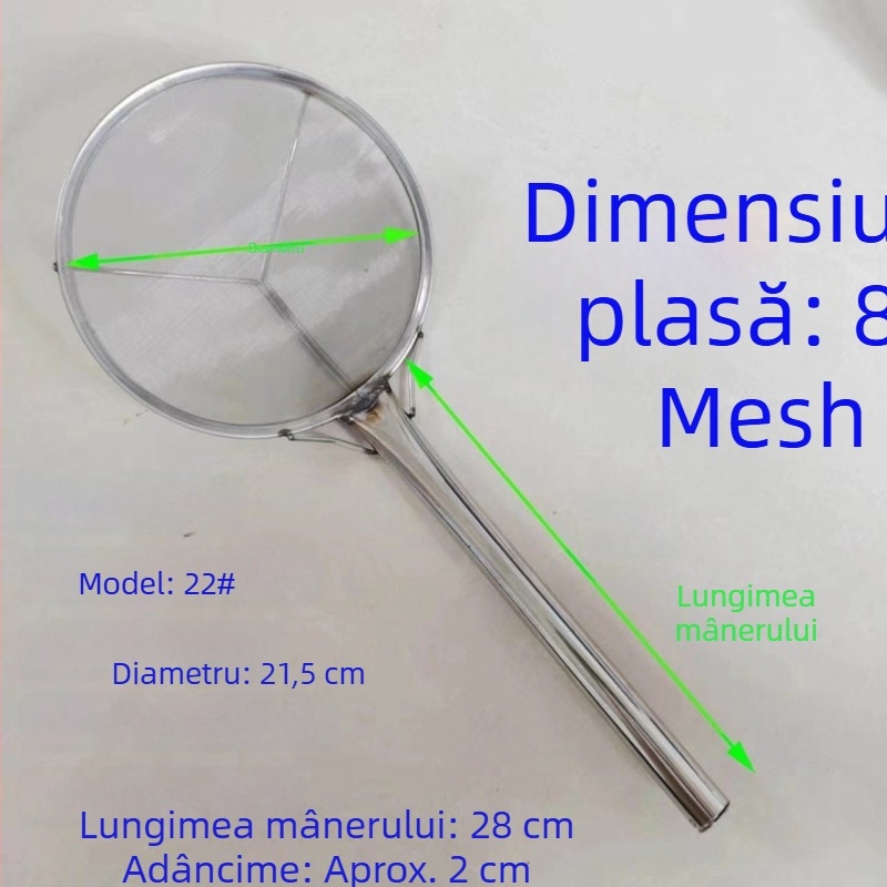 Filtru metalic din oțel inoxidabil cu plasă fină de 80 ochi pentru filtrarea uleiului și a laptelui de soia în bucătărie