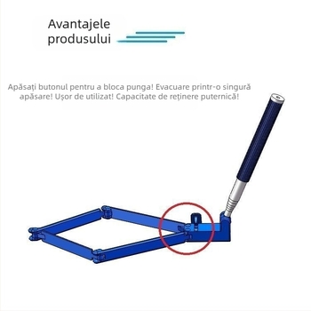 Colector de deșeuri pentru câini, la un singur clic, pungi de unică folosință pliabile – curățenie automată în exterior pentru câini mici