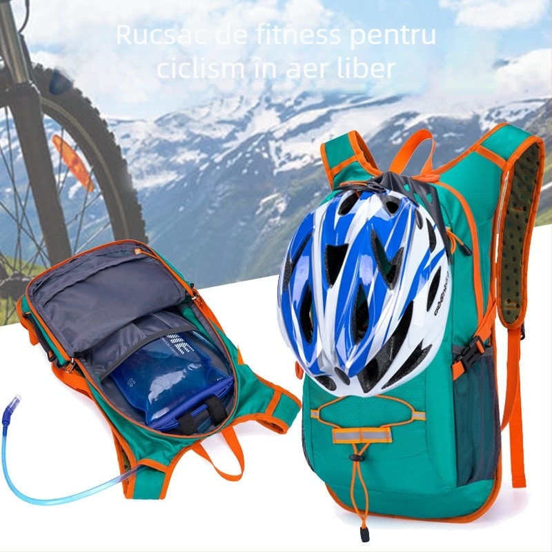 Rucsac ușor de munte pentru drumeții, cu protecție a spatelui, impermeabil, pentru ciclism și activități în aer liber, capacitate sub 20 L.