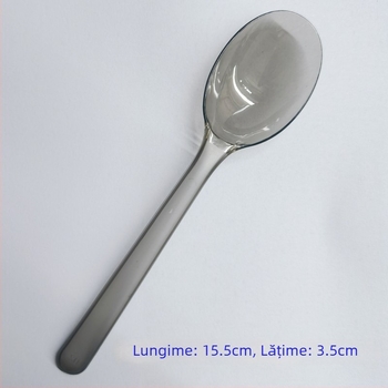 Linguri de unică folosință, ambalate individual, din plastic, stil european, pentru amestecat orez, ceai cu lapte și înghețată; potrivite pentru catering și livrare la pachet.