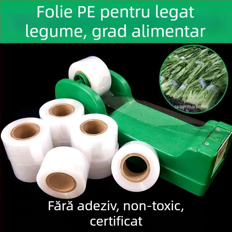 Folie PE pentru ambalarea legumelor proaspete – folie de ambalare și bandă de legare