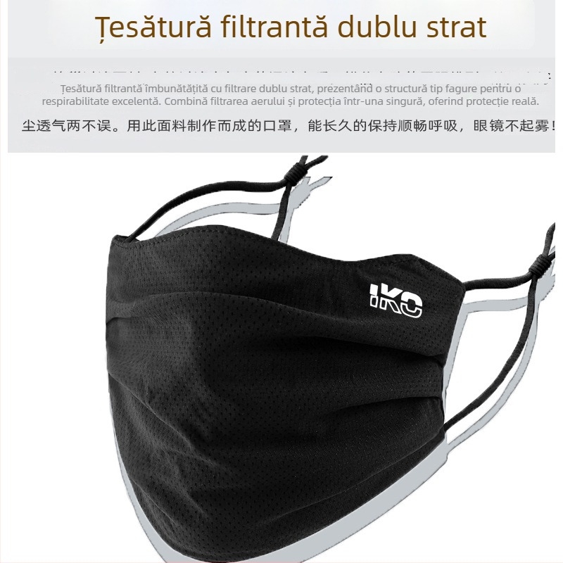 Mască facială de protecție solară, mărime mare, unisex, pentru ciclism, vară, subțire, din ice silk, respirabil
