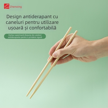 Bețișoare de unică folosință din bambus pentru uz casnic, lungi și groase, igienice și ecologice, ambalate individual
