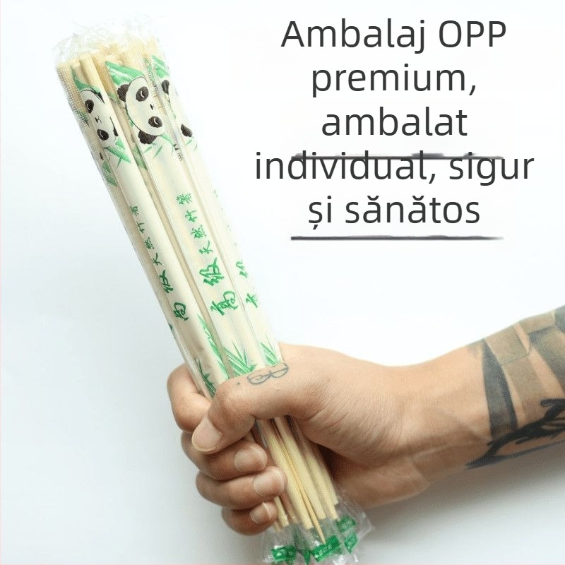 Bețișoare din PET pentru uz casnic, câte un set pe persoană, anti-alunecare, nu își schimbă culoarea, ușor de dezinfectat, design anti-mucegai, cu model desen animat
