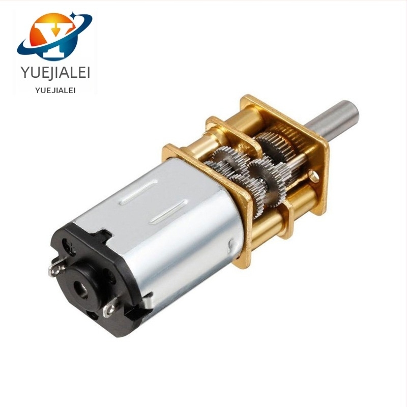 GA12-N20 Motor DC cu reductor pentru mică mașină robotică, 3V/6V/12V, motor mini cu transmisie