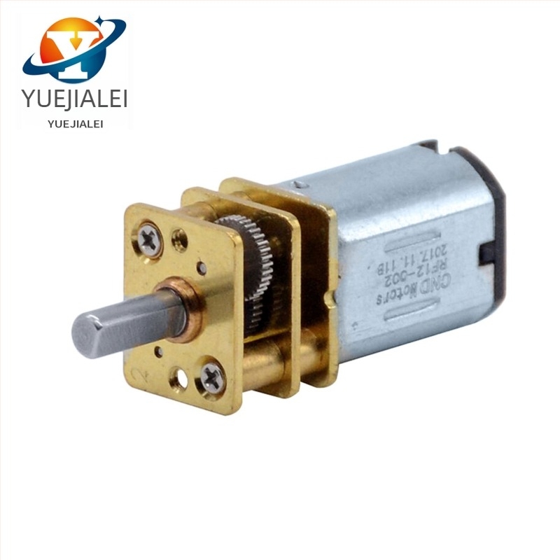 GA12-N20 Motor DC cu reductor pentru mică mașină robotică, 3V/6V/12V, motor mini cu transmisie