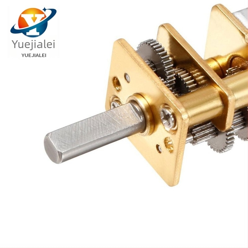 GA12-N20 Motor DC cu reductor pentru mică mașină robotică, 3V/6V/12V, motor mini cu transmisie